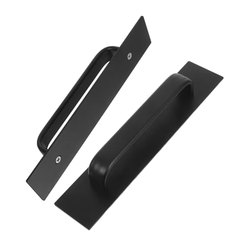 Operitacx 2 Stück Selbstklebende Aluminiumlegierung Türgriffe Elegante Klebegriffe für Küchen Badezimmerschränke Einfache Montage ohne Bohren Komfortabler Griff für Schränke von Operitacx