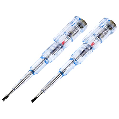 Operitacx 2 Stück Spannungsprüfer Stift mit LED Licht Hochsensibler Elektriktester für Hausgebrauch Tragbar und Einfach zu Bedienen Operitacx 2 Stück Spannungsprüfer Stift mit LED Licht Hochsensibler Elektriktester für Hausgebrauch Tragbar und Einfach zu Bedienen von Operitacx