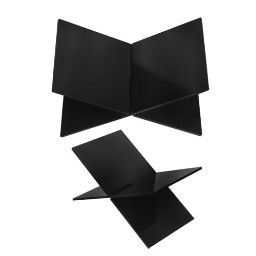 Operitacx 2 Stück Teiliges Acryl Buchständer Schwarz Offener Bücherhalter für Kaffetisch Vielseitiger Leseständer und Zeitschriften Organizer Kompakter Desktop Bücherregal Organizer für Büro Operitacx 2 Stück Teiliges Acryl Buchständer Schwarz Offener Bücherhalter für Kaffetisch Vielseitiger Leseständer und Zeitschriften Organizer Kompakter Desktop Bücherregal Organizer für Büro von Operitacx