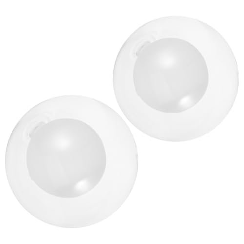 Operitacx 2 Stück Teiliges Doppel Layer Transparenter Kugel Lampenschirm Ersatz Pendelleuchte Abdeckung Staubfrei Robust Modern für Wohnzimmer Schlafzimmer Esszimmer von Operitacx