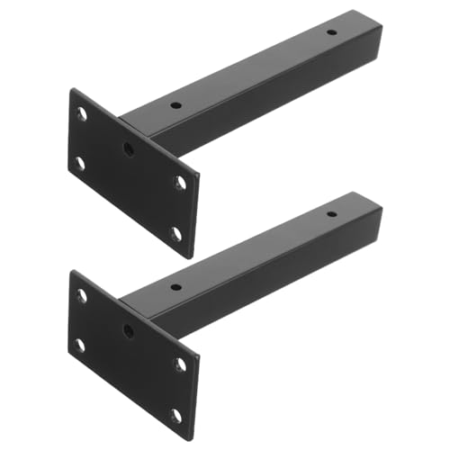 Operitacx 2 Stück Teiliges Edelstahl Regalhalter Schwerlast Metall Winkelträger Wandmontage für Schwebende Ablagen Rostfrei Robust Vielseitig Einsetzbar für Küche Werkstatt Balkon Bad von Operitacx