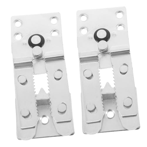 Operitacx 2 Stück Teiliges Metall Sofa Verbinder Stabile Verbindungsklammern für Polstermöbel rutschfeste Couch Clips Einfache Montage Geeignet für Ecksofa und Ottomane von Operitacx