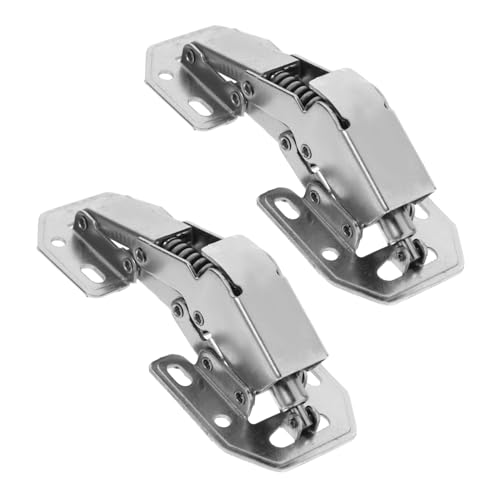 Operitacx 2 Stück Teiliges Scharnier aus Dickem Edelstahl mit Federpuffer Geräuschdämpfend Stoßabsorbierend für Schranktüren Kleiderschränke Vielseitig Einsetzbar Langlebig Leise Scharniere Operitacx 2 Stück Teiliges Scharnier aus Dickem Edelstahl mit Federpuffer Geräuschdämpfend Stoßabsorbierend für Schranktüren Kleiderschränke Vielseitig Einsetzbar Langlebig Leise Scharniere von Operitacx