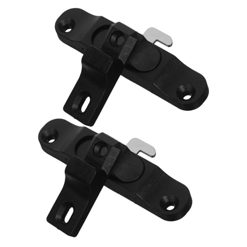 Operitacx 2 Stück Teiliges Schiebetür-riegelschloss Kunststoff Schiebefenster Sicherheitsverschluss für Innen Außen Vintage Stil Privatsphäre Schutz für Terrassen Fliegengittertüren von Operitacx