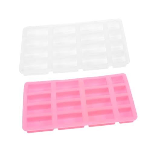 Operitacx 2 Stück Teiliges Silikonform für DIY Miniaturziegel Sicher Vielseitig Einsetzbar für Sandtischmodelle und Kreative Bauprojekte Fördert Feinmotorik und Räumliche Vorstellungskraft von Operitacx