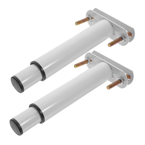 Operitacx 2 Stück Verstellbare Bettfüße Höhenverstellbare Metallstützbeine für Bettrahmen Mittelstütze Möbel Beine Ersatzteile für Bettgestell Sofa Schrank von Operitacx