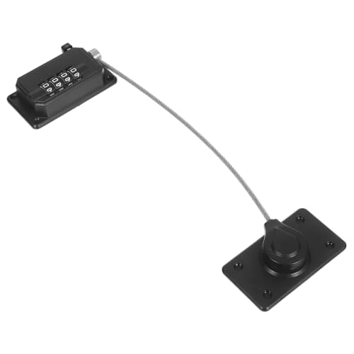 Operitacx 2 Stück Verstellbare Kindersicherung Fenster Kühlschrankschloss Selbstklebend Metall Draht Kindersicherheitsriegel für Fenster Gefrierschrank Schrank Schubladen Schutz vor Unfällen von Operitacx