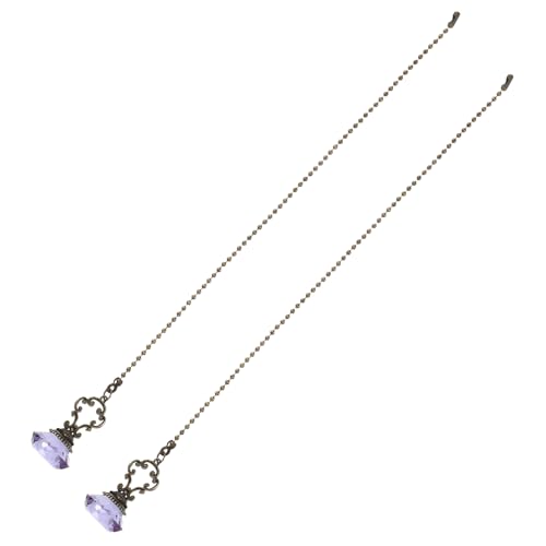 Operitacx 2 Stück Vintage Deckenventilator Zugkette mit Verstellbarem Metallanhänger und Prismenkugel für Badlicht Deckenleuchte und Schreibtischlampe Operitacx 2 Stück Vintage Deckenventilator Zugkette mit Verstellbarem Metallanhänger und Prismenkugel für Badlicht Deckenleuchte und Schreibtischlampe von Operitacx