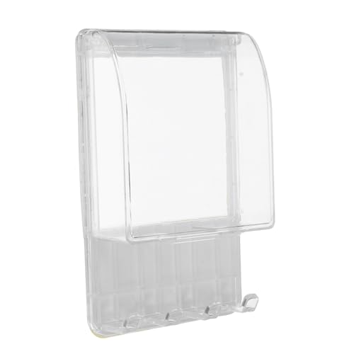 Operitacx 2 Stück Wasserdichte Steckdosenabdeckung mit Integriertem Haken Selbstklebende Schutzbox für Badezimmer und Küche Spritzwassergeschützt Einfache Installation Transparent Operitacx 2 Stück Wasserdichte Steckdosenabdeckung mit Integriertem Haken Selbstklebende Schutzbox für Badezimmer und Küche Spritzwassergeschützt Einfache Installation Transparent von Operitacx
