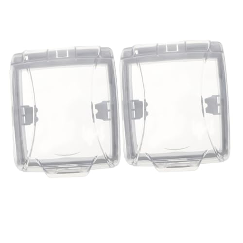 Operitacx 2 Stück Wasserdichte Transparente Türklingel Schutzabdeckung Regenfeste Türgong Abdeckung für Außen Kompatibel mit Zugangskontrollgeräten Verlängert Lebensdauer und Schützt vor von Operitacx