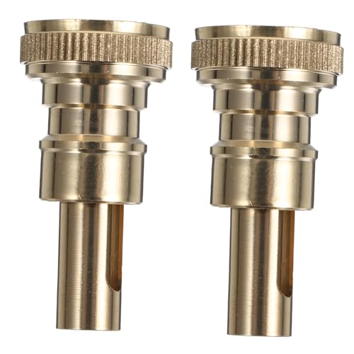 Operitacx 2 Stück Wasserhahn Adapter für Waschmaschinen Schnellanschluss Ventil Stop Valve Vollkupfer Tropfsicher für Wasseranschlüsse von Operitacx