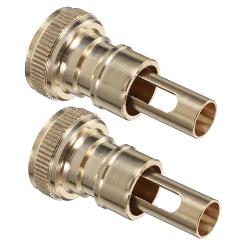 Operitacx 2 Stück Wasserhahn zu Schlauch Adapter Kupfer Wasserhahn für Waschmaschine Hochwertige Schnellkupplung für Sichere Installation und Effektive Nutzung von Operitacx