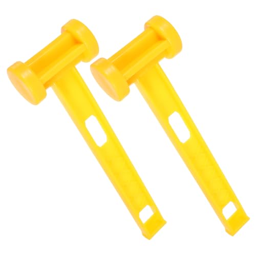 Operitacx 2 Stück Zelt Hammer Pe Kunststoff Gelb für Camping Holzbearbeitung Effektive Nägel Hammer Robustes Design Vibrationen für DIY und Haushaltsprojekte Operitacx 2 Stück Zelt Hammer Pe Kunststoff Gelb für Camping Holzbearbeitung Effektive Nägel Hammer Robustes Design Vibrationen für DIY und Haushaltsprojekte von Operitacx