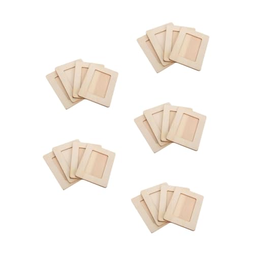 Operitacx 20 Stck. DIY Holz Fotorahmen für Unlackierte Holzrahmen zum Basteln Kreative und Bastelprojekte für Fotoformat Leicht und Langlebig Operitacx 20 Stck. DIY Holz Fotorahmen für Unlackierte Holzrahmen zum Basteln Kreative und Bastelprojekte für Fotoformat Leicht und Langlebig von Operitacx