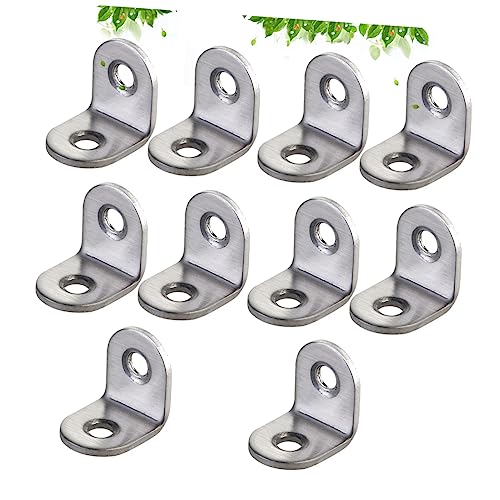 Operitacx 20 Stück Eckcode Rechts Befestigungswinkel Für Montage Rostfrei Form 20 Mm Metallwinkel Silber Operitacx 20 Stück Eckcode Rechts Befestigungswinkel Für Montage Rostfrei Form 20 Mm Metallwinkel Silber von Operitacx