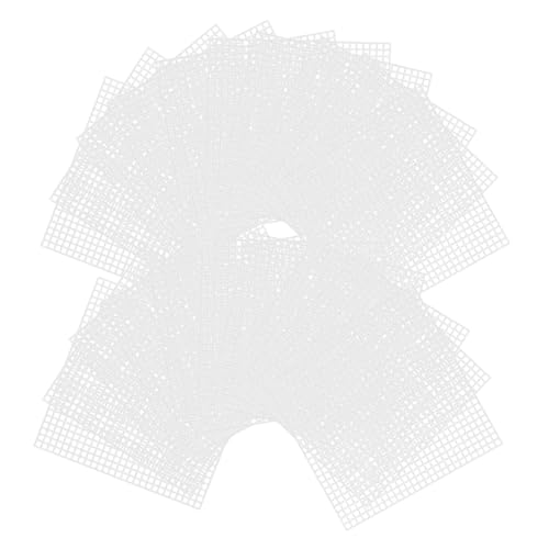 Operitacx 20 Stück Flexible Netzstoffe für Stickerei und Handarbeiten Schneidbare Kunststoffgitterblätter für Projekte Transparent Operitacx 20 Stück Flexible Netzstoffe für Stickerei und Handarbeiten Schneidbare Kunststoffgitterblätter für Projekte Transparent von Operitacx