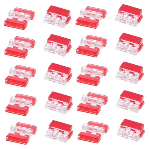 Operitacx 20 Stück Selbstklebende Transparente Acryl-scharniere Doppelseitiges Klebeband Kleine Scharniere mit Schlossverschluss Ersatz für Küchenschrank Gefrierschrank Kleiderschrank und von Operitacx