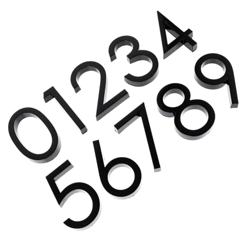 Operitacx 20 Stück Teiliges Hausnummer Aufkleberset aus Robustem Wasserdichtem Material Selbstklebend mit Rückseitigem Klebestreifen als Modernes Türnummernschild für Haustür und Operitacx 20 Stück Teiliges Hausnummer Aufkleberset aus Robustem Wasserdichtem Material Selbstklebend mit Rückseitigem Klebestreifen als Modernes Türnummernschild für Haustür und von Operitacx