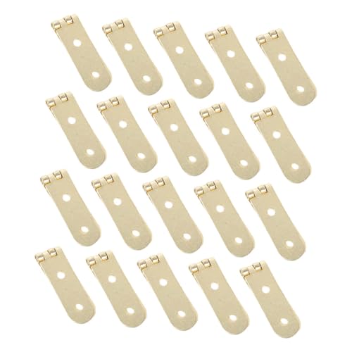 Operitacx 20 Stück Teiliges Kleine Metall scharniere aus Eisen Rostfrei Langlebig Glatte Schrank Schmuckbox scharniere mit Elegantem Design für Möbel Wie Holz Geschenkboxen Operitacx 20 Stück Teiliges Kleine Metall scharniere aus Eisen Rostfrei Langlebig Glatte Schrank Schmuckbox scharniere mit Elegantem Design für Möbel Wie Holz Geschenkboxen von Operitacx