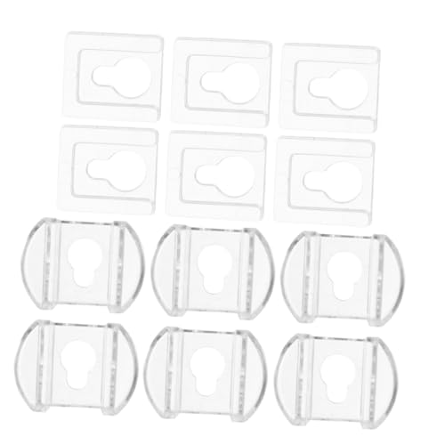 Operitacx 20 Stück Teiliges Transparentes Wandaufhängeset mit Stabilen Schlüssellochclips Selbstklebend für Bilderrahmen Spiegel und Alben Geeignet für Schlafzimmer und Wohnzimmer Operitacx 20 Stück Teiliges Transparentes Wandaufhängeset mit Stabilen Schlüssellochclips Selbstklebend für Bilderrahmen Spiegel und Alben Geeignet für Schlafzimmer und Wohnzimmer von Operitacx