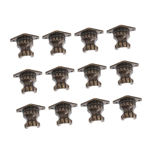 Operitacx 20 Stück Vintage Metallbox Füße Dekorative Schmuckkästchen Beine Eckenschutz Legierung für Holzboxen Stabile Truhenstützen Einfach zu Montieren Retro Stil Operitacx 20 Stück Vintage Metallbox Füße Dekorative Schmuckkästchen Beine Eckenschutz Legierung für Holzboxen Stabile Truhenstützen Einfach zu Montieren Retro Stil von Operitacx