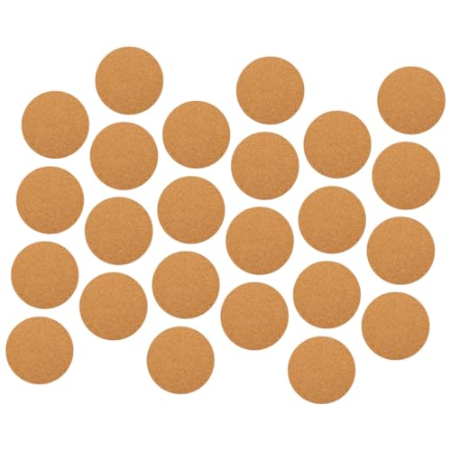 Operitacx 24stücke Korkuntersetzer Mit Selbstklebender Rückseite Langlebig Und Wiederverwendbar Für Tassen Und Getränke Zu Hause Rustikale Korkmatten Als Praktische Dekoration Für Esstisch von Operitacx