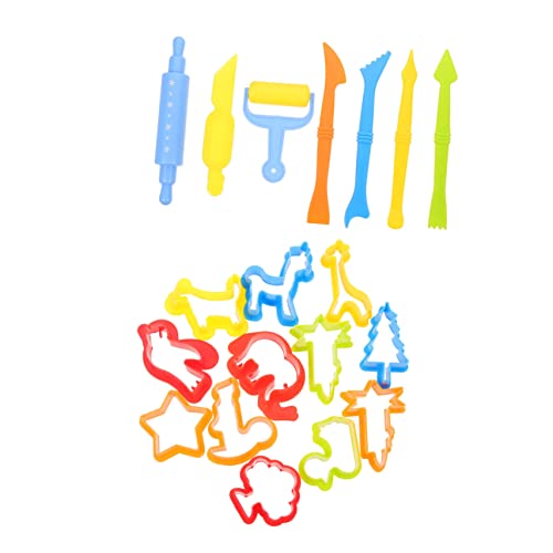 Operitacx 26 Stück Teiliges Modelliermasse Werkzeug Handgefertigte Knetwerkzeuge für Kreative DIY Bastelspiele Formschöne und Farbenfrohe Clay Tools für Kindergarten und Zuhause Operitacx 26 Stück Teiliges Modelliermasse Werkzeug Handgefertigte Knetwerkzeuge für Kreative DIY Bastelspiele Formschöne und Farbenfrohe Clay Tools für Kindergarten und Zuhause von Operitacx