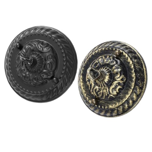 Operitacx 2Sätze Vintage Baldachin für Pendelleuchten Metall Deckenleuchte mit Haken Design für Verschiedene Einrichtungsstile Robuste Kronleuchterteile Operitacx 2Sätze Vintage Baldachin für Pendelleuchten Metall Deckenleuchte mit Haken Design für Verschiedene Einrichtungsstile Robuste Kronleuchterteile von Operitacx