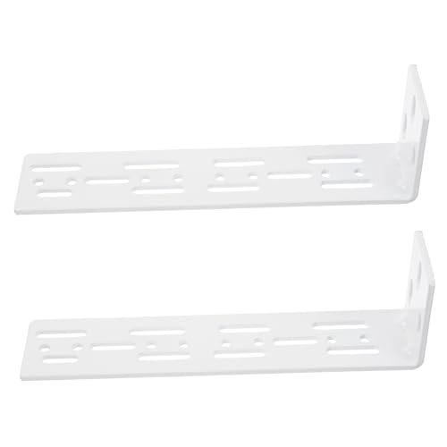 Operitacx 2Stücke Elektrische Vorhangschienenhalterung Wandmontage Geräuschloses Eisenmaterial Einfache Installation Unterstützung für Vorhangschienen Einsetzbar von Operitacx