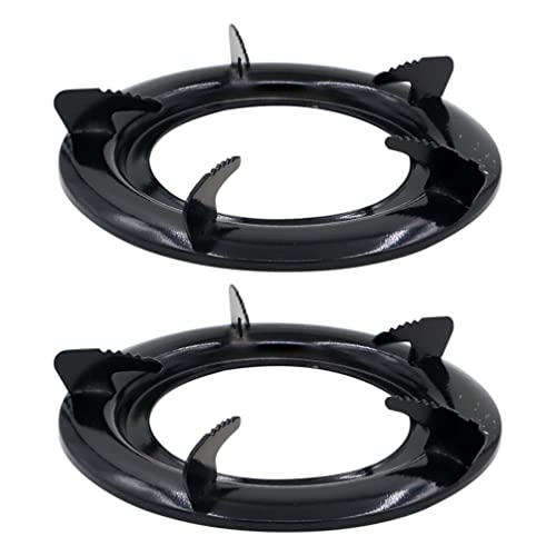 Operitacx 2pcs Gasherd Aufsatz Gasherdkreuz Gasherdaufsatz Herdkreuz Pfanne Topfträger Reduzierstern Gas Gitter Wok Ring Support Aufsatzring für Zuhause Camping Gaskochfelder von Operitacx