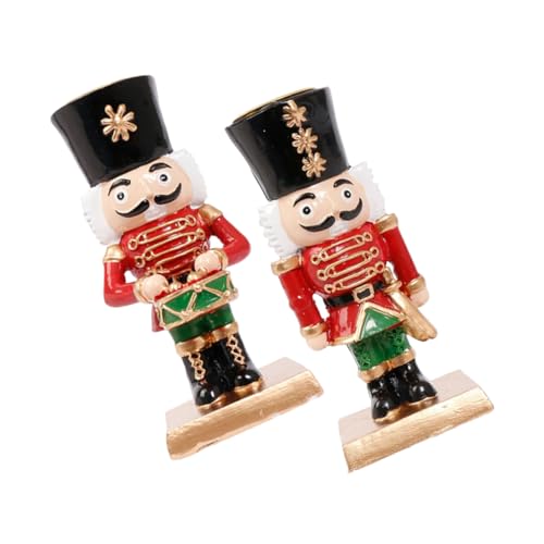 Operitacx 2stücke Kerzenständer Aus Harz Für Esstisch Rustikale Weihnachtsdeko Mit Figuren Für Tischdekorationen Und Weihnachtsfeiern von Operitacx