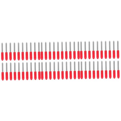 Operitacx 3 Kisten Nadel Der Graviermaschine Schneideplotter Schriftzug Ersetzen Aufkleber Beschriftung Vinylschneideklingen 30/45/ 60 Grad Feiner Punkt Vinylgewebe Rechner Kunstmesser Rot von Operitacx