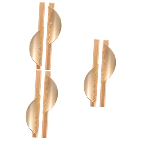 Operitacx 3 Paare Halbkreisige Schubladengriffe Elegante Türgriffe für Schrank Kleiderschrank Schublade Hochwertigem Material für Möbelrenovierung und Installieren Operitacx 3 Paare Halbkreisige Schubladengriffe Elegante Türgriffe für Schrank Kleiderschrank Schublade Hochwertigem Material für Möbelrenovierung und Installieren von Operitacx