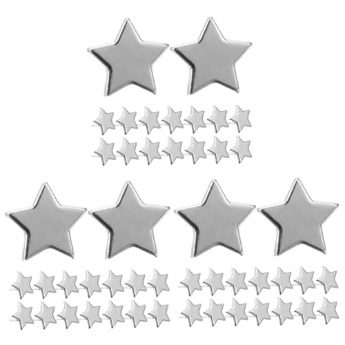 Operitacx 3 Sätze Metall Brads Für DIY Papierbasteleien Silberne Fünfzackige Klammern Für Scrapbooking Grußkarten Und Kreative Projekte 100 Stück * 3 Operitacx 3 Sätze Metall Brads Für DIY Papierbasteleien Silberne Fünfzackige Klammern Für Scrapbooking Grußkarten Und Kreative Projekte 100 Stück * 3 von Operitacx