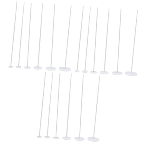 Operitacx 3 Sätze Punkt Bohrrad Welle Decke Mesh-Diamant Schwarzlicht Diamant Bestickter Diamant Größer Diamant-stickperlen Gestickter Diamant Herrscherperlen Glockenspiel Weiß 6 Stück * 3 von Operitacx
