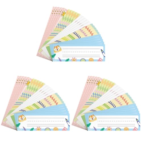 Operitacx 3 Sätze Teiliges Namensschilder Für Klassenzimmer Wasserdichte Schreibtisch Namensplaketten Einfache Verwendung Für Dekoration Von Tafel Fenster Und Bulletin Boards 25 Stück * 3 Operitacx 3 Sätze Teiliges Namensschilder Für Klassenzimmer Wasserdichte Schreibtisch Namensplaketten Einfache Verwendung Für Dekoration Von Tafel Fenster Und Bulletin Boards 25 Stück * 3 von Operitacx
