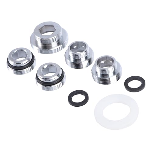 Operitacx 3 Sätze Wasserhahnkonvertierungsanschluss Luftsprudler-hahn-adapter Küchenhahn Düse Adapter Für Wasserhähne Für Küchenspülen Wasserhahn-adapter-kit 5 Stücke * 3 von Operitacx
