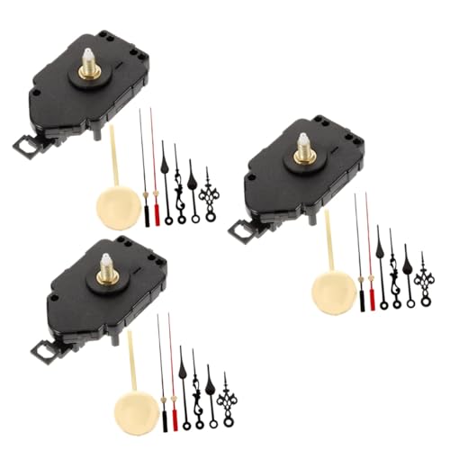 Operitacx 3 Sets Uhrwerk Ersatzuhrteile Kits Analoge Wanduhr Pendelwerk Uhrenbausatz Mit Pendel Uhrwerkmechanismus DIY Mechanismen Großer Zeiger Eisen Operitacx 3 Sets Uhrwerk Ersatzuhrteile Kits Analoge Wanduhr Pendelwerk Uhrenbausatz Mit Pendel Uhrwerkmechanismus DIY Mechanismen Großer Zeiger Eisen von Operitacx