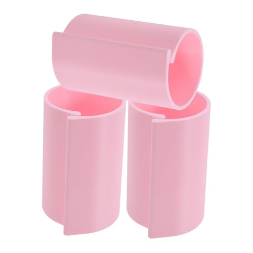 Operitacx 3 Stück Antiroll Leinwandhalter für Diamantmalerei Rosa Leinwandhalter Organizer mit Robustem Design zur Sicheren Aufbewahrung und Effizienten Arbeitsbereich-Organisation von Operitacx