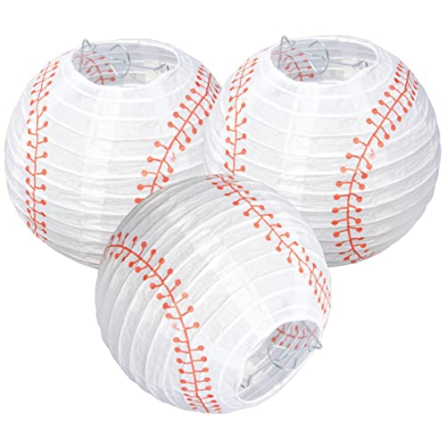 Operitacx 3stücke Hängende Papierlaterne in Baseballform Für Party-dekoration Diy-handgehaltene Szenenlaterne Kreative Dekorative Laterne Für Sport-baseball-party Hochzeit Geburtstag Operitacx 3stücke Hängende Papierlaterne in Baseballform Für Party-dekoration Diy-handgehaltene Szenenlaterne Kreative Dekorative Laterne Für Sport-baseball-party Hochzeit Geburtstag von Operitacx