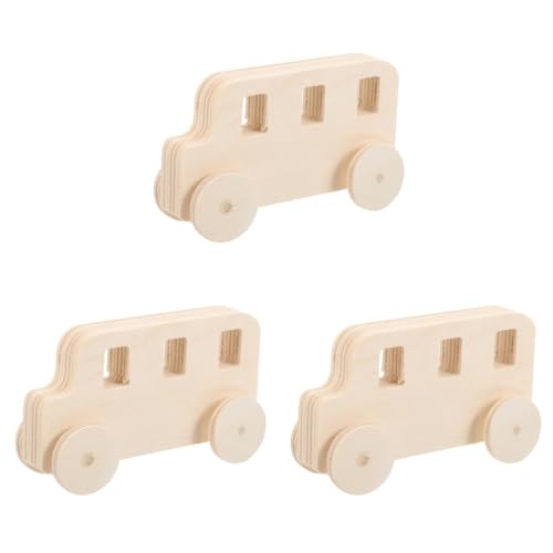 Operitacx 3 Stück Holzbus für Unfertiges Diy Auto zum Malen Bastelset für Kreative Projekte Handgefertigtes Holzspielzeug Geeignet für Partys und Dekoration Fördert die Hand Augen Operitacx 3 Stück Holzbus für Unfertiges Diy Auto zum Malen Bastelset für Kreative Projekte Handgefertigtes Holzspielzeug Geeignet für Partys und Dekoration Fördert die Hand Augen von Operitacx