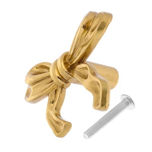 Operitacx 3 Stück Messinggriffe Möbel Vintage Schrankknopf Bowknot Design Kleine Schubladenknöpfe für Schränke Kommoden Küchenschränke und Garderoben Operitacx 3 Stück Messinggriffe Möbel Vintage Schrankknopf Bowknot Design Kleine Schubladenknöpfe für Schränke Kommoden Küchenschränke und Garderoben von Operitacx