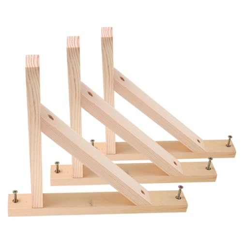 Operitacx 3 Stück Teiliges Dreieckiges Regalhalter Wandhalterung für Schwebende Vielseitiger Holz Winkelträger für Wandregale Lampen und Dekorationshalterung Einfache Montage Operitacx 3 Stück Teiliges Dreieckiges Regalhalter Wandhalterung für Schwebende Vielseitiger Holz Winkelträger für Wandregale Lampen und Dekorationshalterung Einfache Montage von Operitacx