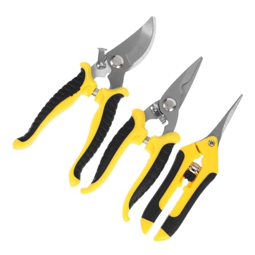 Operitacx 3 Stück Teiliges Gartenscheren Set Multifunktionale Gartenschneider für Baumschnitt Blumenpflege und Leicht und Tragbar für Gartenarbeiten Operitacx 3 Stück Teiliges Gartenscheren Set Multifunktionale Gartenschneider für Baumschnitt Blumenpflege und Leicht und Tragbar für Gartenarbeiten von Operitacx