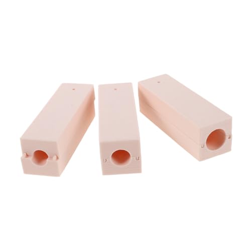 Operitacx 3 Stück Teiliges Polymer Clay Bead Roller Rundes Modellierwerkzeug mit Lochmacher Robustes Tonperlen Formwerkzeug für Handgefertigten Schmuck DIY Ohrringe Halsketten Zubehör von Operitacx