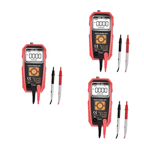 Operitacx 3 Stück Tragbares Multimeter Digitales Multimeter Spannungsmesser von Operitacx