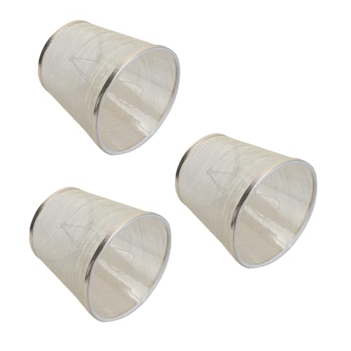 Operitacx 3 Stück Transparenter Lampenschirme aus Feinem Stoff Deckenleuchte Abdeckung Langlebig Blendfrei Geeignet für Wohnzimmer Schlafzimmer Romantische Beleuchtung Operitacx 3 Stück Transparenter Lampenschirme aus Feinem Stoff Deckenleuchte Abdeckung Langlebig Blendfrei Geeignet für Wohnzimmer Schlafzimmer Romantische Beleuchtung von Operitacx