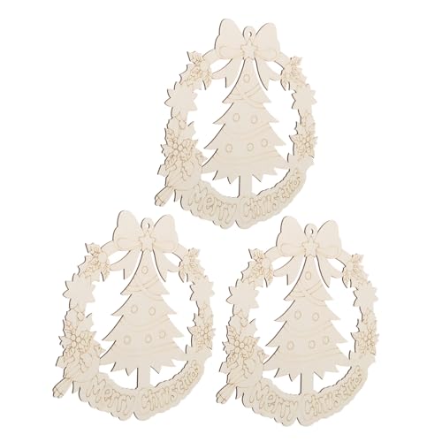 Operitacx 3 Stück Unlackierte Weihnachtsanhänger aus Holz mit Aufhängeseil DIY Baumhänger für Kreative Weihnachtsdeko Robuste Holzornamente zum Bemalen Vielseitig für Tür Wand Baum Geeignet Operitacx 3 Stück Unlackierte Weihnachtsanhänger aus Holz mit Aufhängeseil DIY Baumhänger für Kreative Weihnachtsdeko Robuste Holzornamente zum Bemalen Vielseitig für Tür Wand Baum Geeignet von Operitacx