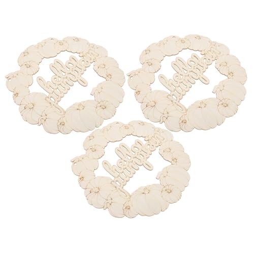 Operitacx 3 Stück Weihnachts-holzanhänger für DIY Basteln Unlackierte Holzkranz-ornamente mit Seil Natürliche Holzoptik Leichte Kürbis-formen für Weihnachtsdeko und Handarbeit Operitacx 3 Stück Weihnachts-holzanhänger für DIY Basteln Unlackierte Holzkranz-ornamente mit Seil Natürliche Holzoptik Leichte Kürbis-formen für Weihnachtsdeko und Handarbeit von Operitacx
