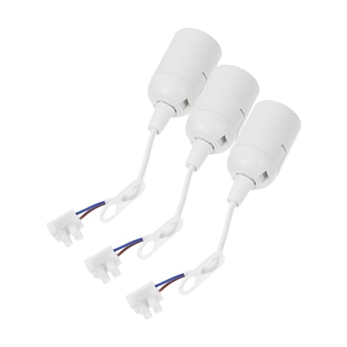 Operitacx 3 Stücke Lampenfassung mit Anschlussklemme Kompatibel für Pendelleuchten und Deckenlampen Einfache Installation mit Vormontiertem Kabel Geeignet für Wohnraum Küche Schlafzimmer von Operitacx